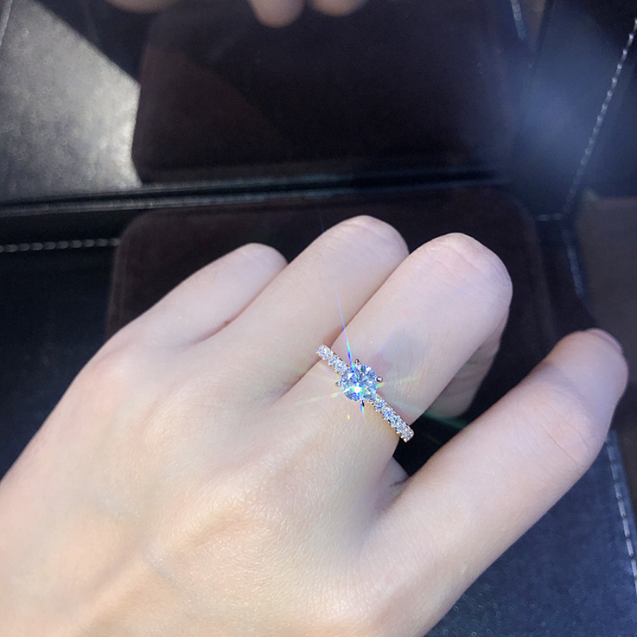 Women's Alloy Imitation Zircon Decorative Ring